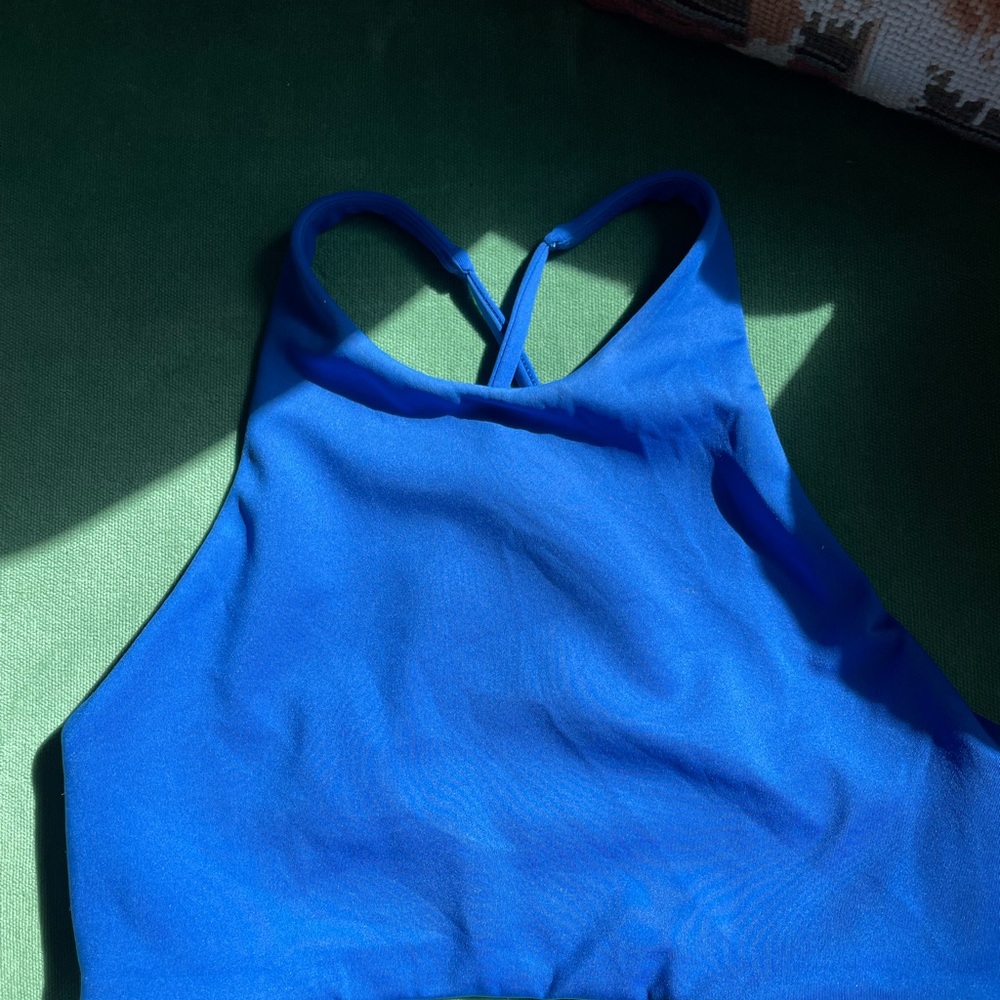 Left on Friday Hi Dive / High Neck Swim Top